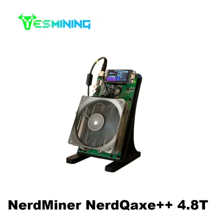 NerdMiner NerdQaxe++ 4.8Th/s 76W Bitcoin Solo Miner