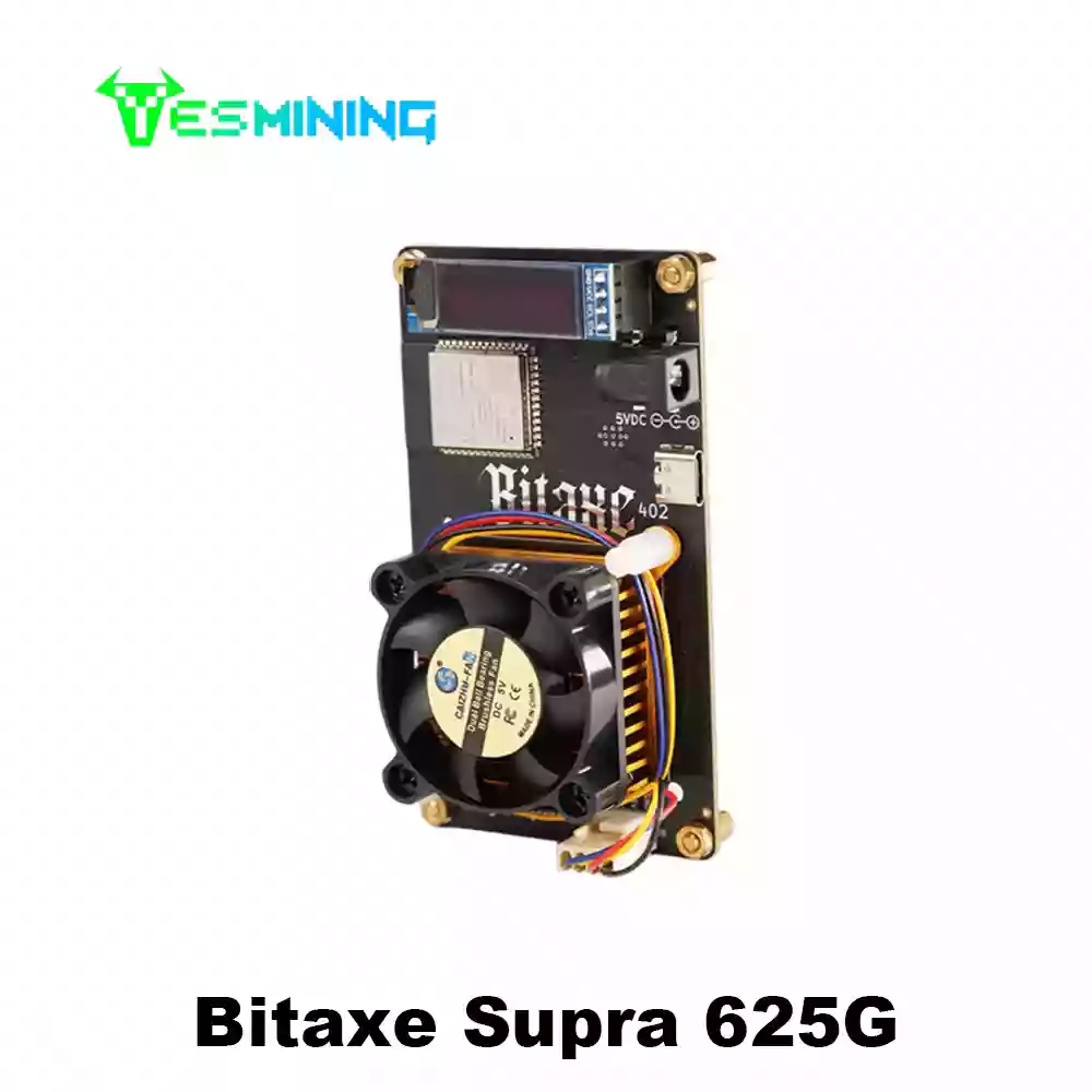 Supra-Supra-625G.webp Bitaxe Supra 625+GH/s Solo Bitcoin Miner - Image 1